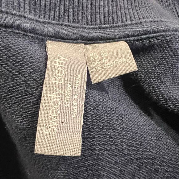 Sweaty Betty Women’s Blue Oversized Long Open Cardigan Size 4 - Picture 4 of 4